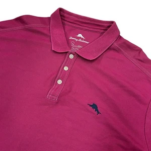 Tommy Bahama Emfielder Poloshirt Herren 2XL Lila Supima Baumwolle Preppy - Bild 1 von 8