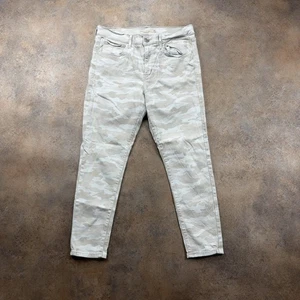 Levi's 720 Jeans Beige Camouflage Damen (30 Inch Waist) (24 Inch Leg) Skinny Fit - Bild 1 von 12