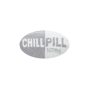Chill Pill Hook Pillow (Gray) - Picture 1 of 1