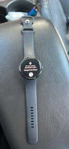 Google Pixel Watch 41mm Boîtier en Acier Inoxydable Noir Mat avec Obsidienne Active... - Photo 1 sur 2