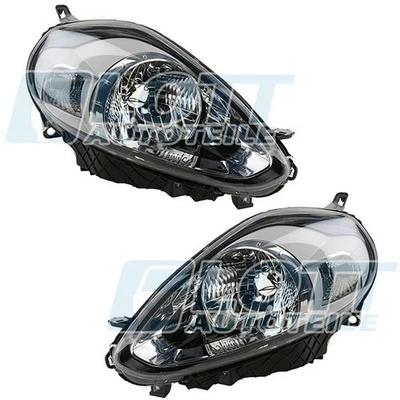 Hauptscheinwerfer H4 links + rechts passend für Fiat Punto 1.4 ab BJ 01/2010 1.2 - Bild 1 von 4