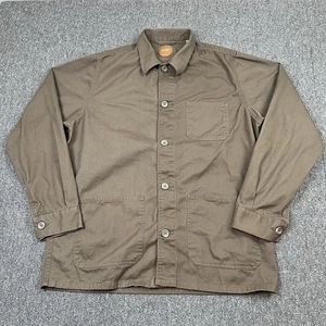 Common People Jacke Herren Large braun Chore Oi Polloi Workwear Overshirt Taschen - Bild 1 von 11