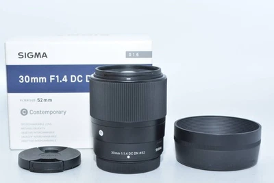 Sigma 30mm F1.4 DC DN Fuji X Mount Lens Excellent Used - Image 1 of 4