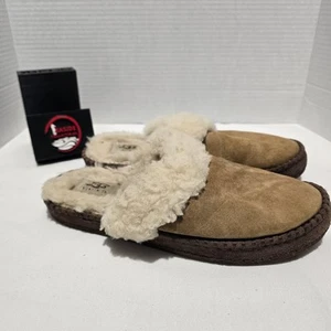 UGG Zapatillas Mujer 7 Marrón Gamuza Aira Tejido Esponjoso Sandalias Zapatos Informales - Imagen 1 de 9