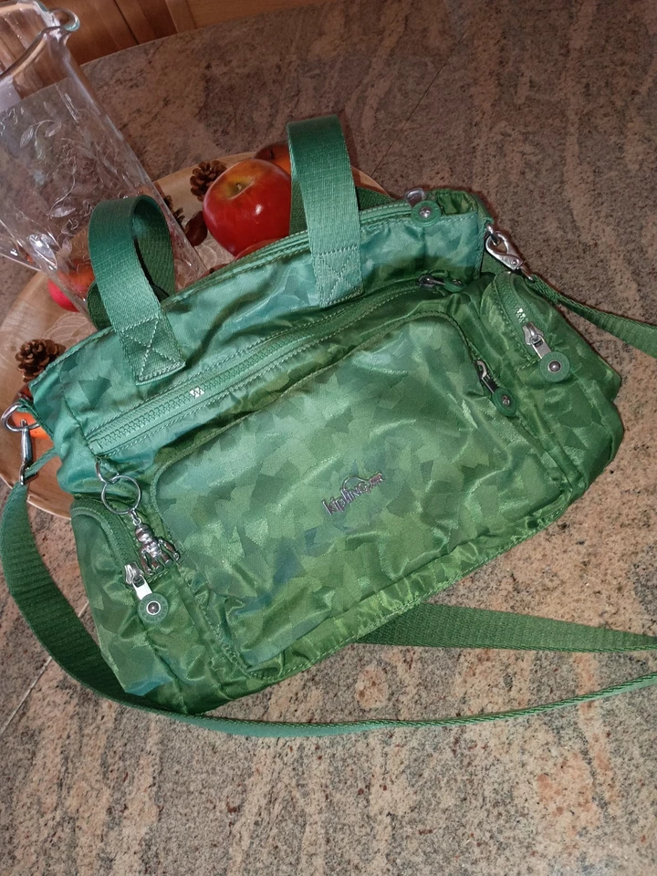 Kipling Tasche grün Keyfinder Affe Monkey !!! - Bild 1 von 4