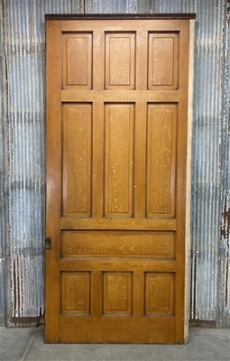 Puerta americana vintage (47,5 x 106,5) puerta interior de diez paneles, puerta de bolsillo, AM82 Foto 1 de 4