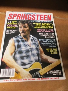 1985 A Tribute To BRUCE SPRINGSTEEN Magazine & Other Rock Legends Vol  1 A813 PB - Foto 1 di 6