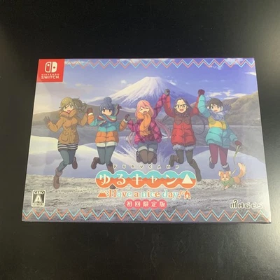 Unopened SW Laid-Back Camp Have a Nice Day! Limited Edition Nintendo Switch - Image 1 of 4