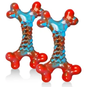 Tough Dog Toys for Aggressive Chewers, 2 Pack Indestructible Dog Chewers for ... - Picture 1 of 7