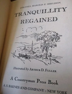 Harold P. Sheldon Tranquillity Regained 1945 1 of 5.000 printed Hardcover Book 📚 - Bild 1 von 4
