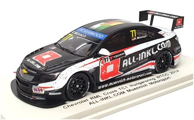 Spark 1/43 Scale S2464 - Chevrolet RML Cruze TC1 Hungaroring WTCC 2014 - Image 1 of 4