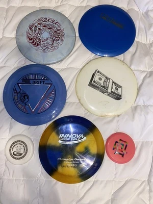 Lot of 5 Premium Disc Golf Discs 2 MINI DISCS Assorted Brands - Изображение 1 из 2