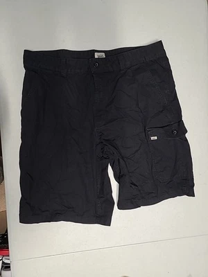 Pantalones Cortos Vans Off The Wall Para Hombre Negros Mezcla Algodón Bolsillo Talla 38 (BB37) Foto 1 de 4