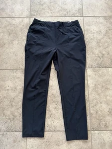 COLUMBIA PFG Womens Black Activewear Pants ~Size L ~Elastic Waist - Picture 1 of 16