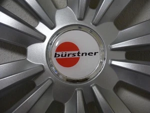Burstner 4x Radaufkleber wohnmobil Aufkleber ,56mm,3D Doming, Radnabenaufkleber. - Bild 1 von 2
