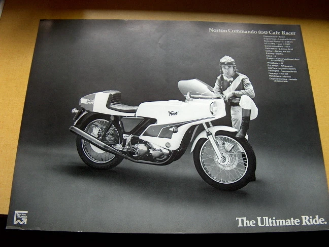 John Player Norton Poster NOS ahrma commando 850 MK3 JPN - Image 1 of 1