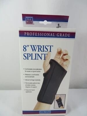 FLA Pro Lite LEFT Hand SMALL Pro-Lite Professional Grade 8" Wrist Splint Black - Image 1 of 4