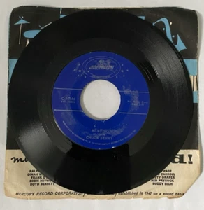 7" MERCURY RECORD , CHUCK BERRY ," SCHOOL DAYS / MEMPHIS", R&B , ROCK N ROLL - Picture 1 of 3