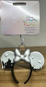 Cerchietto/orecchie Disney 100° Anniversario Minnie Mouse Ornamento Nuovo con Etichetta - Foto 1 di 6