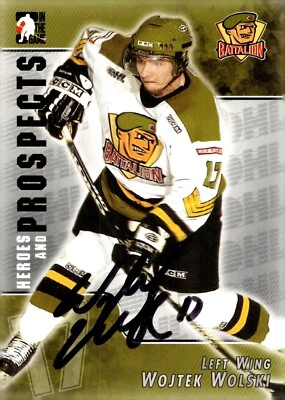 Wojtek Wolski - Signed 2004-05 In The Game Heroes And Prospects Card #110 - Image 1 of 2
