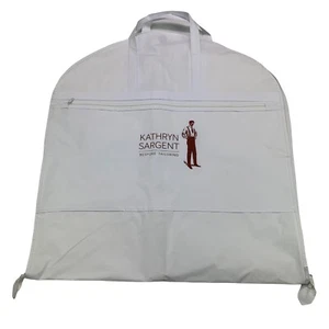 Kathryn Sargent Savile Row Bespoke Tailoring Suit Garment Bag Traveling Zipped - Picture 1 of 7
