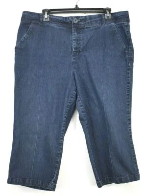 Pantalones Cortos de Denim Christopher & Banks Petite Mujer Pierna Recta Firma Cómodos 16P Foto 1 de 4