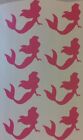 20 - 500 pink mermaid stickers fun children girls sea seaside Ariel mythology