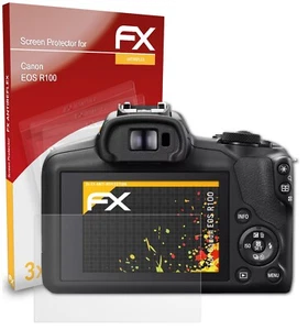 atFoliX 3x Film Protection d'écran pour Canon EOS R100 mat&antichoc - Photo 1 sur 9