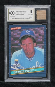 1986 Leaf Canadian George Brett #42 BCCG Near Mint HOF