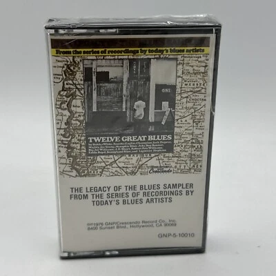 The Legacy Of The Blues Sampler Cassette Tape GNP Crescendo 1990 ‎SEALED NOS - Image 1 of 4