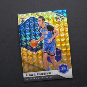 2020-21 Panini Mosaic Aleksej Pokusevski #226 Reactive Yellow Prizm (RC) - Picture 1 of 2