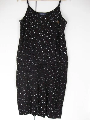 Gina Damen Jumspuit - kurze Hose / Top - schwarz rot weiß Gr. 42 Neu  - Bild 1 von 4