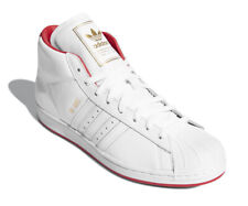 NEW Size 8 Mens Adidas Originals Pro Model White and Red Lace-Up Sneakers FX7825