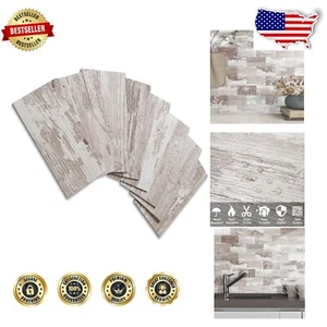 100-Piece Waterproof Peel and Stick Backsplash PVC Tiles for Effortless Elegance - Picture 1 of 10