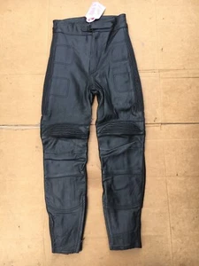 RS Performance Mens Leather Motorbike Motorcycle Trousers UK 28" Waist No70 - Picture 1 of 12