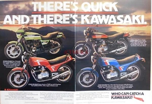 KAWASAKI Range of Motor Cycles ADVERT #5 Original Vintage 1984 Print Ad 690/124 - Picture 1 of 3