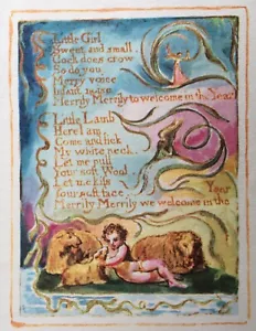 William Blake, superb Vintage Trianon press facsimile, Spring - Picture 1 of 4