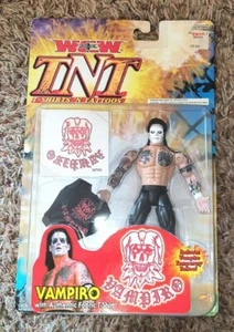Figura de lucha libre cardada Vampiro WCW Toybiz TNT WWF WWE TNA AEW - Imagen 1 de 2