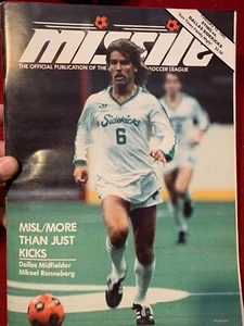 Revista de misiles MISL 1985 Chicago Sting Vs Dallas Sidekicks 2/10/85 - Imagen 1 de 3