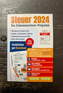 Steuererklärung 2024 für die Einkommensteuer Download Programm Code in Brief.. - Bild 1 von 1