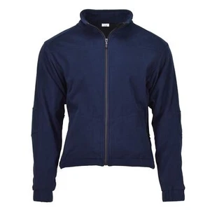 Genuine German Army police blue fleece jacket warm sweater cold weather NEW - Picture 1 of 6