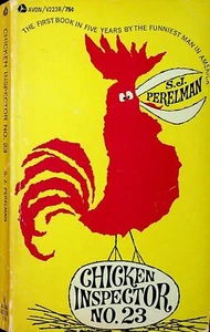 S J Perelman / Chicken Inspector No 23 Signed 1st Edition 1968 - Picture 1 of 5