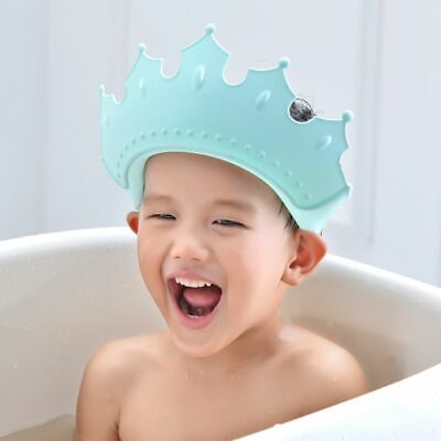 Adjustable Kids Baby Shower Cap Children  Shampoo Bath Wash Hair Shield Hat • 8.62$