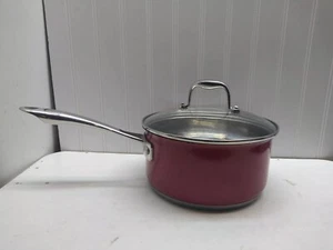 KitchenAid 2Qt Stainless Induction Saucepan Milk Gravy Warmer Butter Pot & Lid - Picture 1 of 6