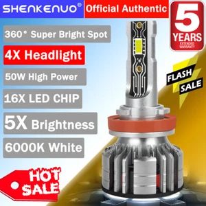 For Chevy Silverado 1500 2500 HD Crew Cab Pickup 2022-24 LED Headlight Bulbs A8D - Picture 1 of 15