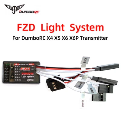 DUMBORC FZD Lichtsteuerung für DumboRC Sender 1/10 1/8 RC Auto Universal - Bild 1 von 4