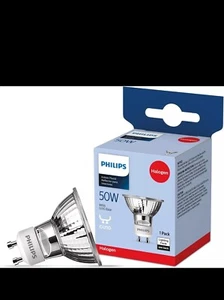 50 Watt MR16 Reflector Light Bulb, GU10 Base 120 Volts, 4 Pack - Picture 1 of 3