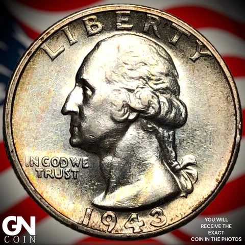 1943 S Washington Quarter  Q7198 Cover