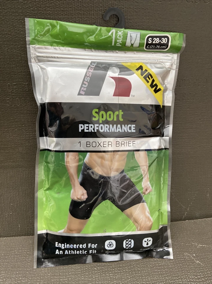 NUEVO 1 paquete RUSSELL Comfort Performance tela ultra suave calzoncillos deportivos talla S Foto 1 de 2