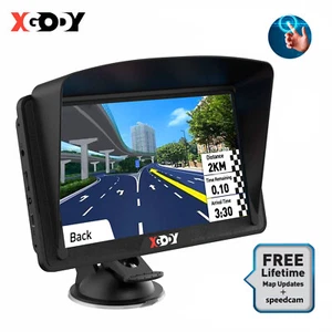 XGODY 7'' HD Screen GPS Navigator Navigation 2D/3D 16G ROM 256MB Free AU Maps FM - Picture 1 of 14